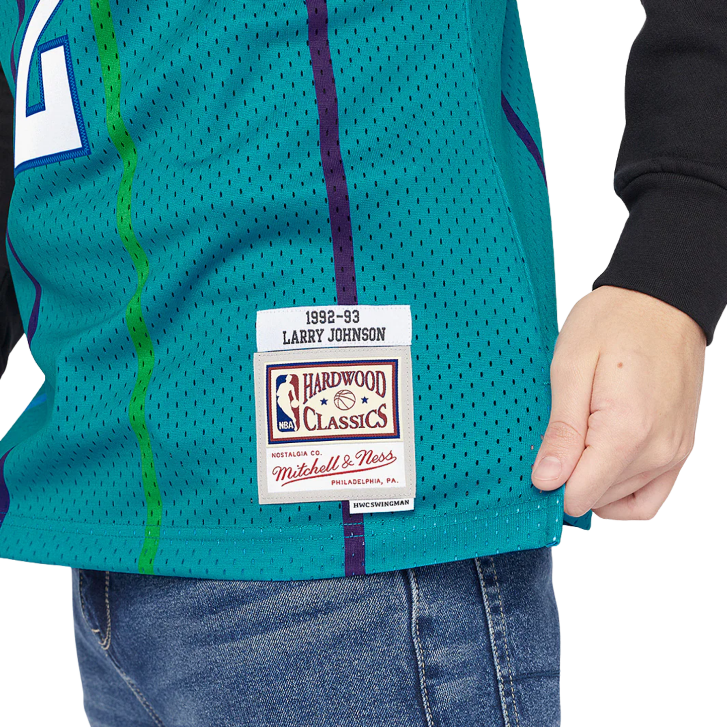 Camisa Regata NBA Charlotte Hornets Mitchell & Ness 1992/93