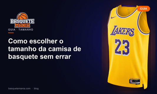 Como escolher o tamanho da camisa de basquete sem errar