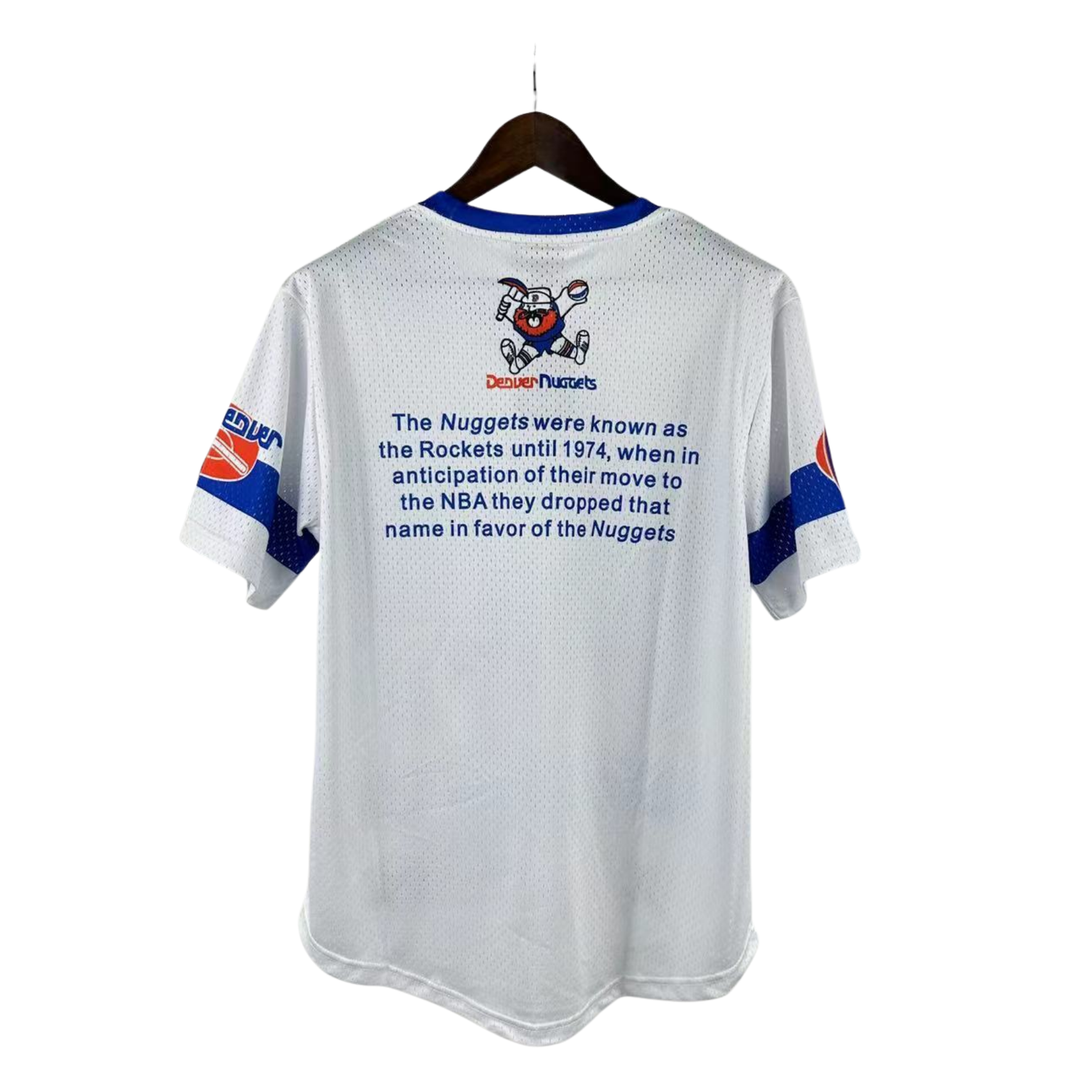 Camisa NBA Denver Nuggets & Ness Hardwood Classics Vintage
