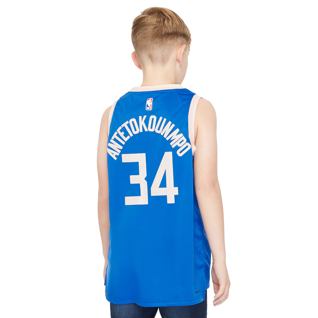 Camisa Regata Infantil Nike NBA Milwaukee Bucks