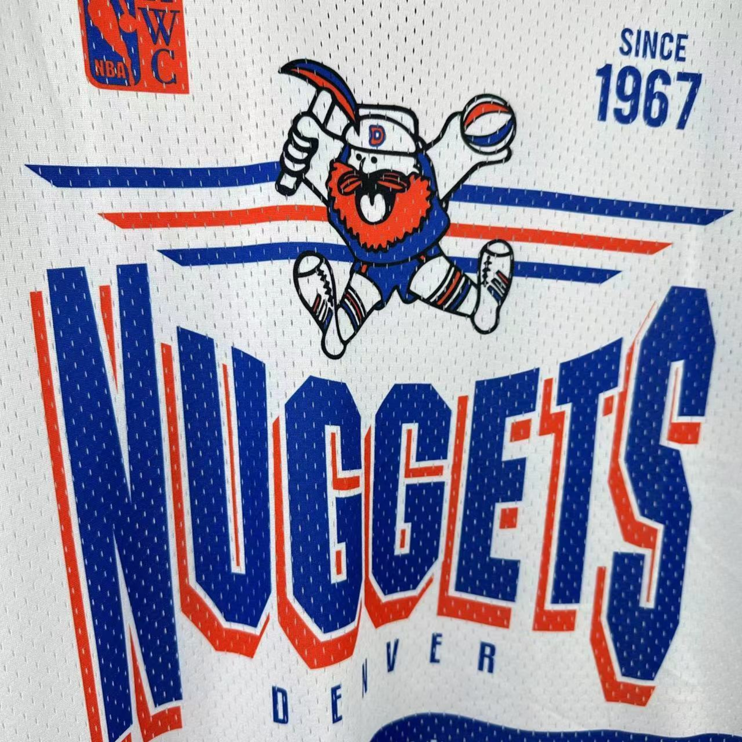 Camisa NBA Denver Nuggets & Ness Hardwood Classics Vintage