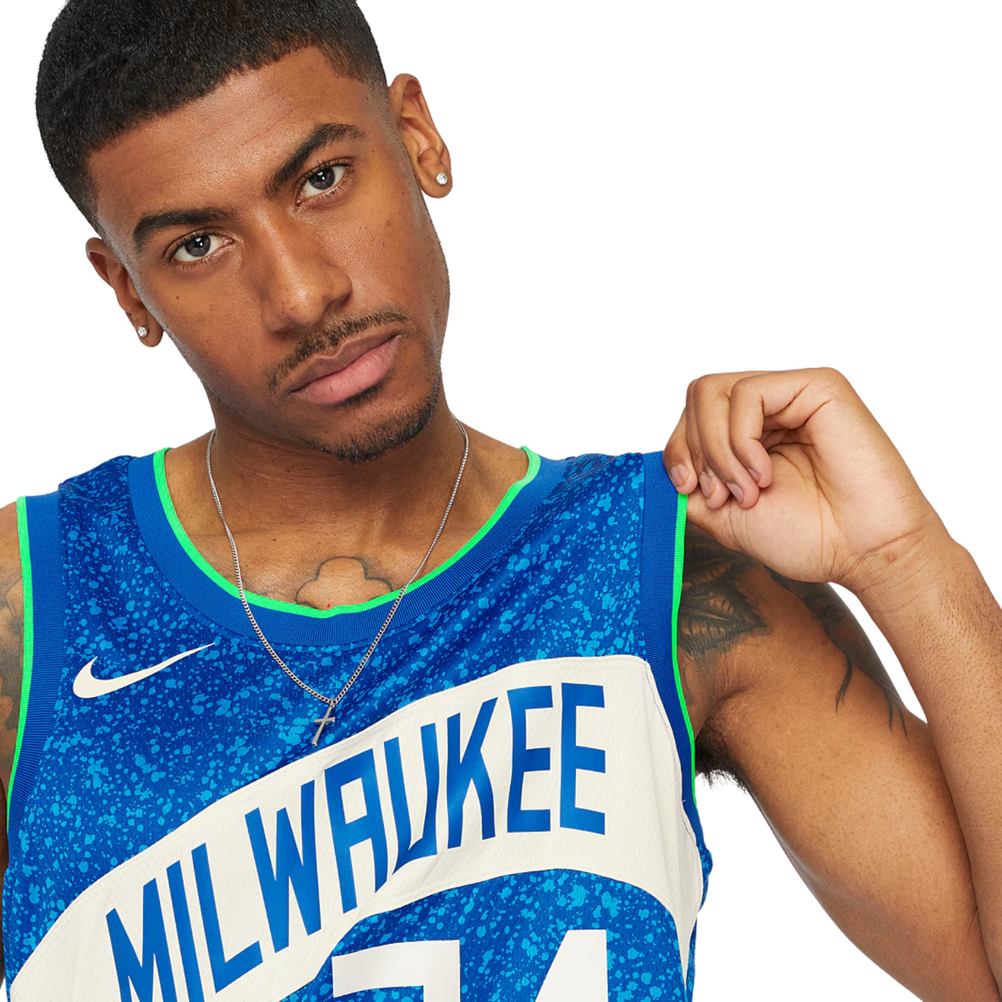 Camisa Regata Nike NBA Milwaukee Bucks City Edition 2023/24