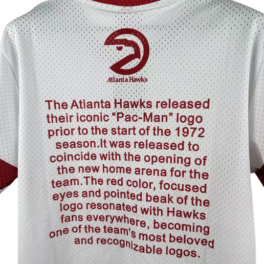 Camisa NBA Atlanta Hawks Mitchell & Ness Hardwood Classics Vintage
