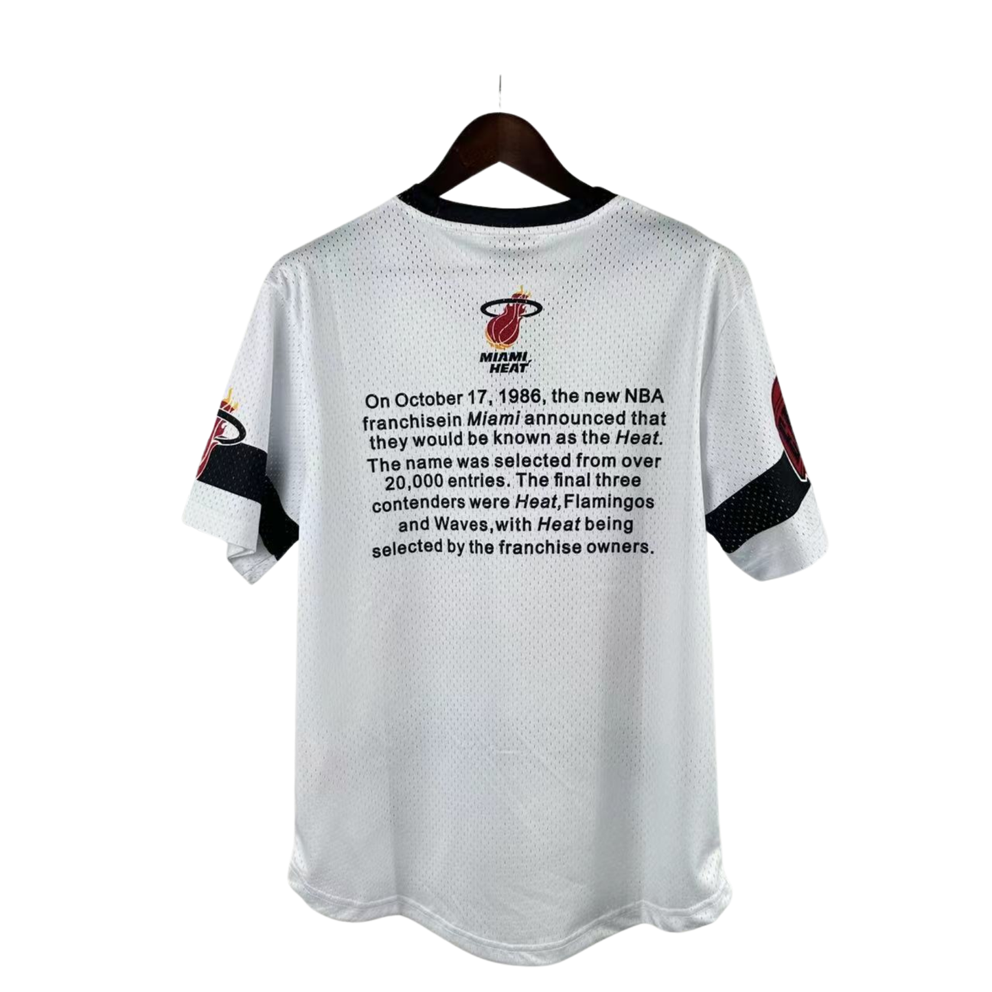 Camisa NBA Miami Heat Mitchell & Ness Hardwood Classics Vintage