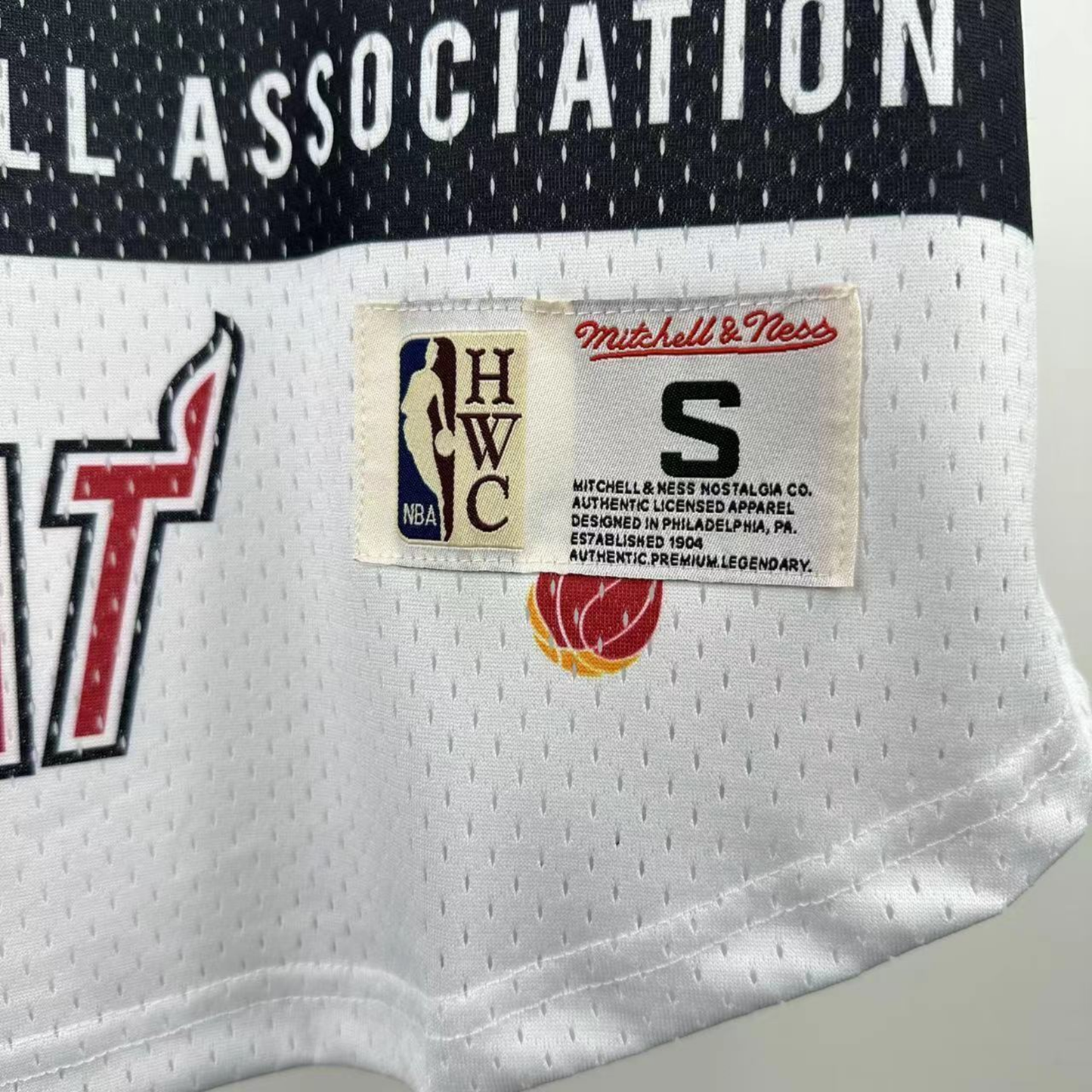 Camisa NBA Miami Heat Mitchell & Ness Hardwood Classics Vintage