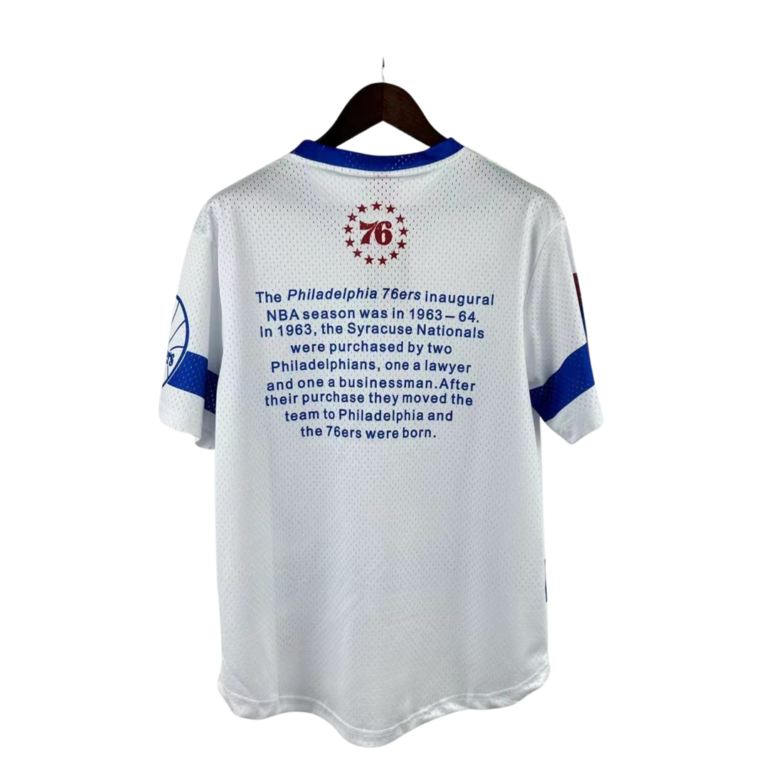 Camisa NBA Philadelphia 76ers Mitchell & Ness Hardwood Classics Vintage
