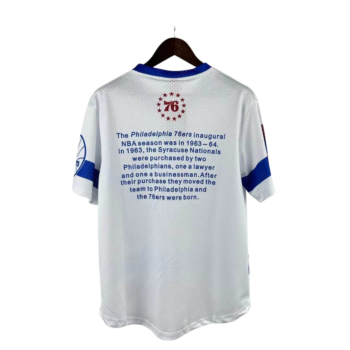 Camisa NBA Philadelphia 76ers Mitchell & Ness Hardwood Classics Vintage
