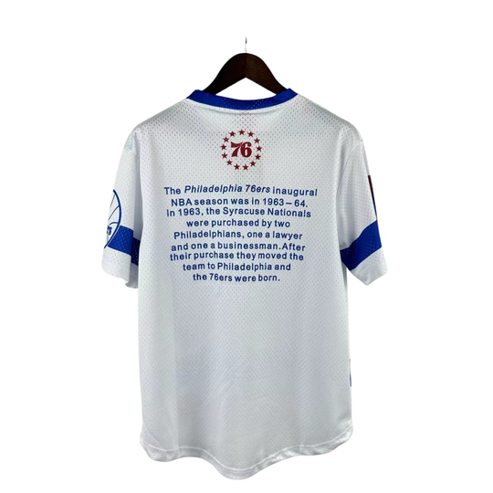 Camisa NBA Philadelphia 76ers Mitchell & Ness Hardwood Classics Vintage