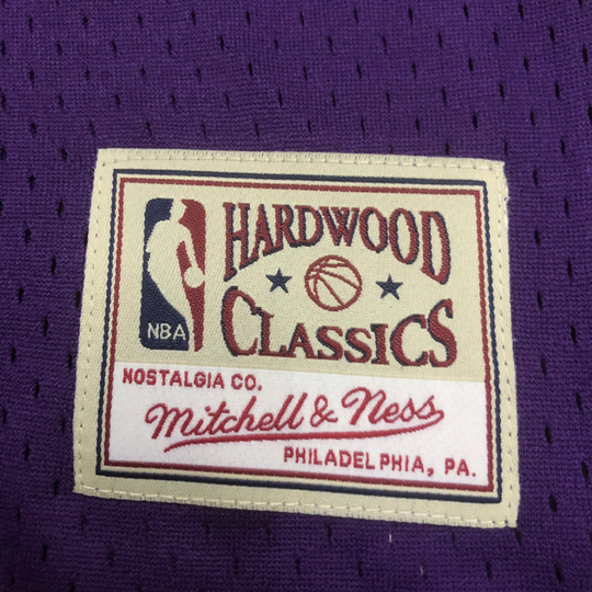 Regata Cropped Los Angeles Lakers Mitchell & Ness Hardwood Classics Roxa