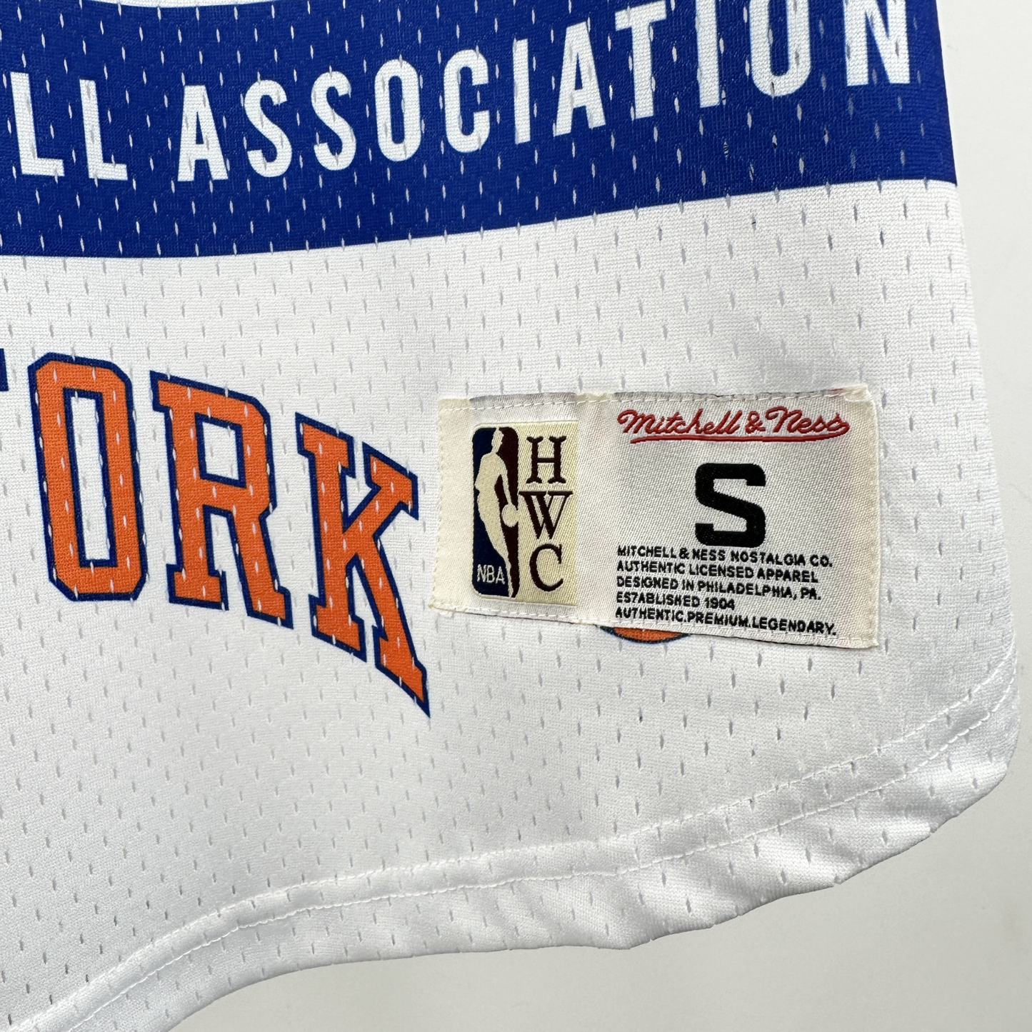 Camisa NBA New York Knicks Mitchell & Ness Hardwood Classics Vintage