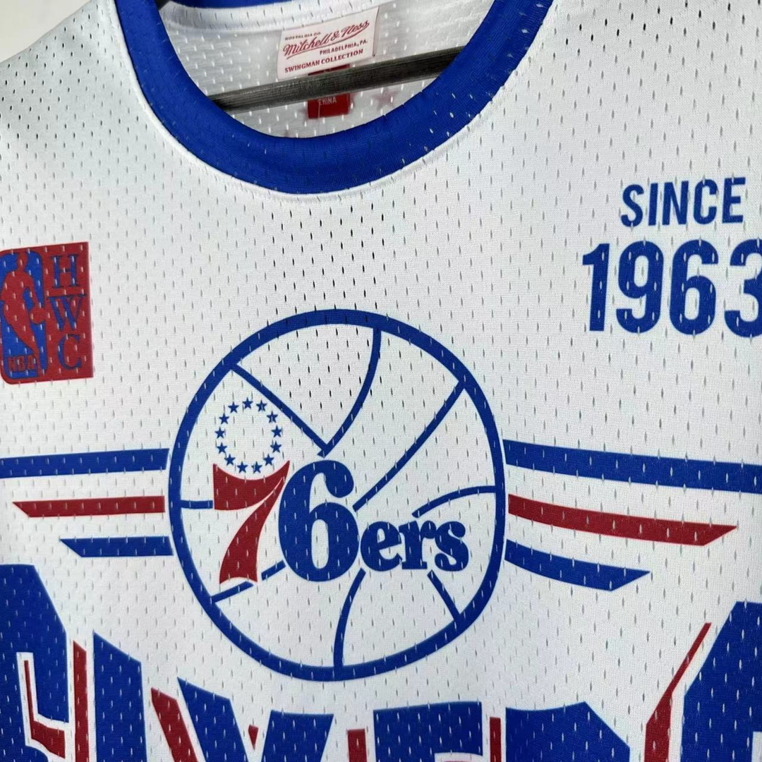 Camisa NBA Philadelphia 76ers Mitchell & Ness Hardwood Classics Vintage