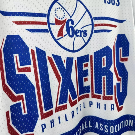 Camisa NBA Philadelphia 76ers Mitchell & Ness Hardwood Classics Vintage
