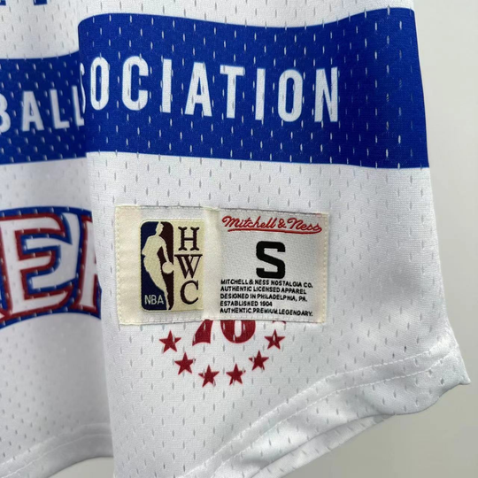 Camisa NBA Philadelphia 76ers Mitchell & Ness Hardwood Classics Vintage