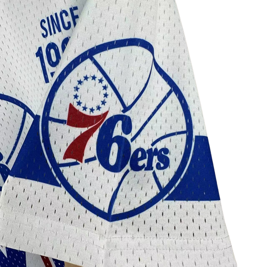 Camisa NBA Philadelphia 76ers Mitchell & Ness Hardwood Classics Vintage