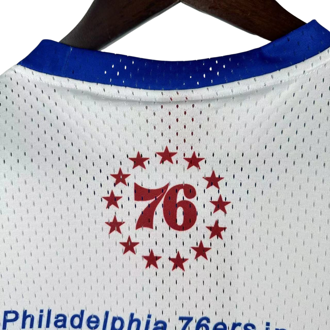 Camisa NBA Philadelphia 76ers Mitchell & Ness Hardwood Classics Vintage