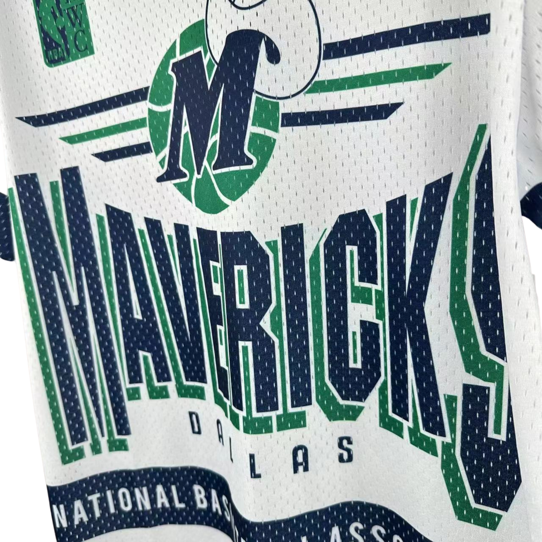 Camisa NBA Dallas Mavericks Mitchell & Ness Hardwood Classics Vintage