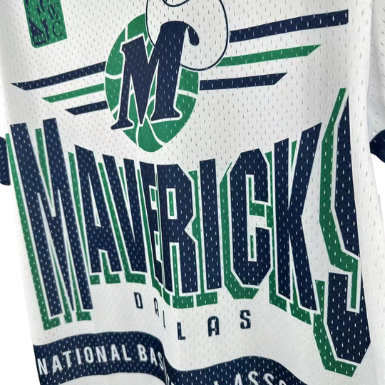 Camisa NBA Dallas Mavericks Mitchell & Ness Hardwood Classics Vintage