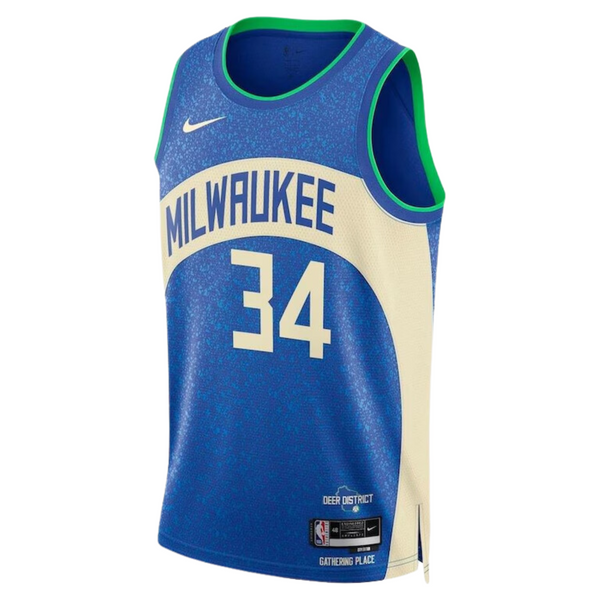 Camisa Regata Nike NBA Milwaukee Bucks City Edition 2023/24