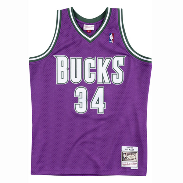 Camisa Regata NBA Milwaukee Bucks Mitchell & Ness 2000