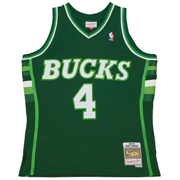 Camisa Regata NBA Milwaukee Bucks Mitchell & Ness 1988