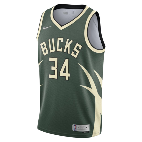 Camisa Regata Nike NBA Milwaukee Bucks Earned Edition 2020/21