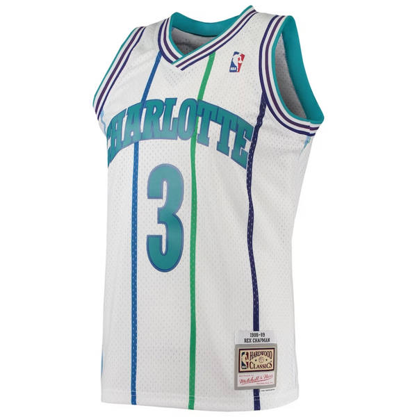 Camisa Regata NBA Charlotte Hornets Mitchell & Ness 1988/89