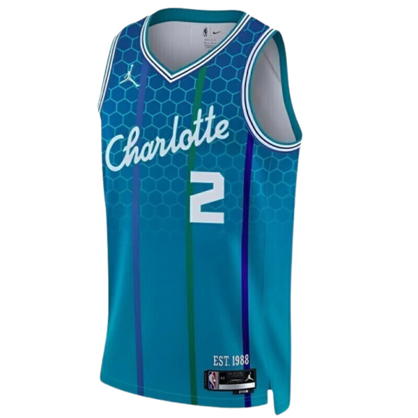 Camisa Regata Jordan NBA Charlotte Hornets City Edition 75 Anos 2021/22