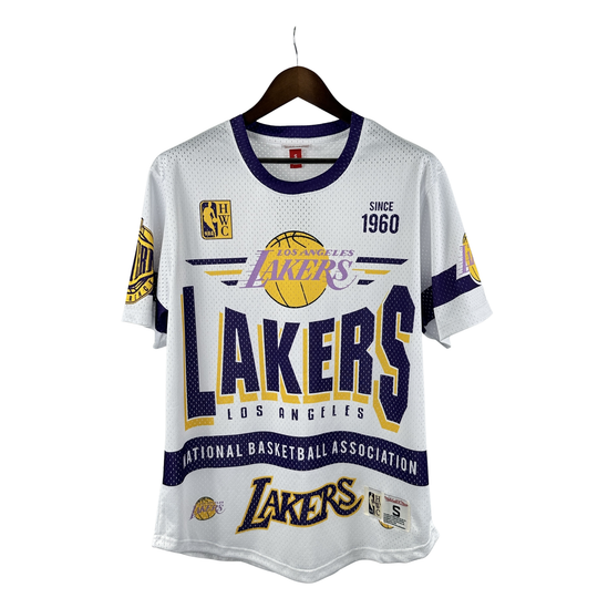 Camisa NBA Los Angeles Lakers Mitchell & Ness Hardwood Classics Vintage