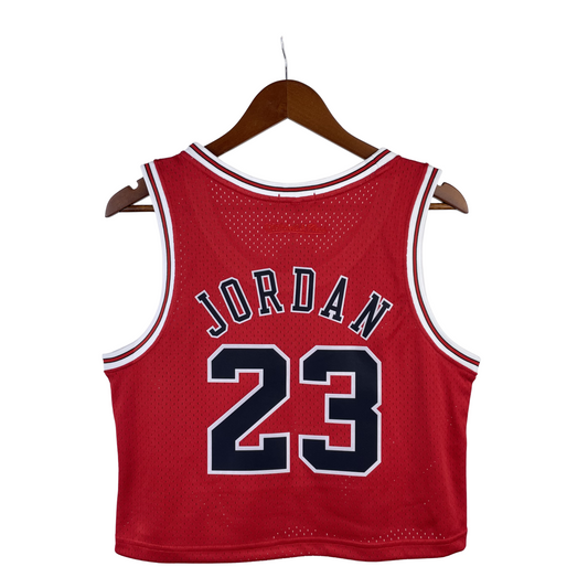 Regata Cropped Chicago Bulls Mitchell & Ness Hardwood Classics (imagem 2)