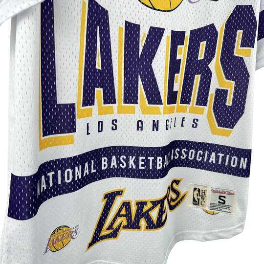 Camisa NBA Los Angeles Lakers Mitchell & Ness Hardwood Classics Vintage