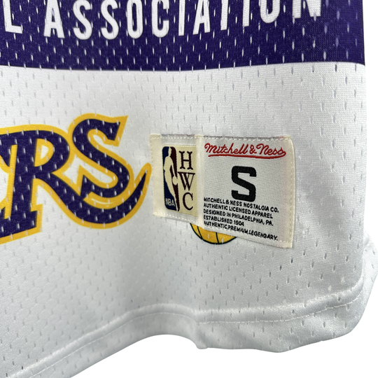 Camisa NBA Los Angeles Lakers Mitchell & Ness Hardwood Classics Vintage