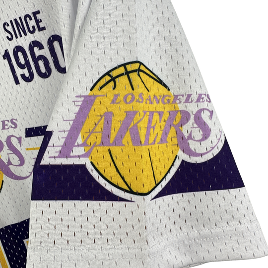 Camisa NBA Los Angeles Lakers Mitchell & Ness Hardwood Classics Vintage