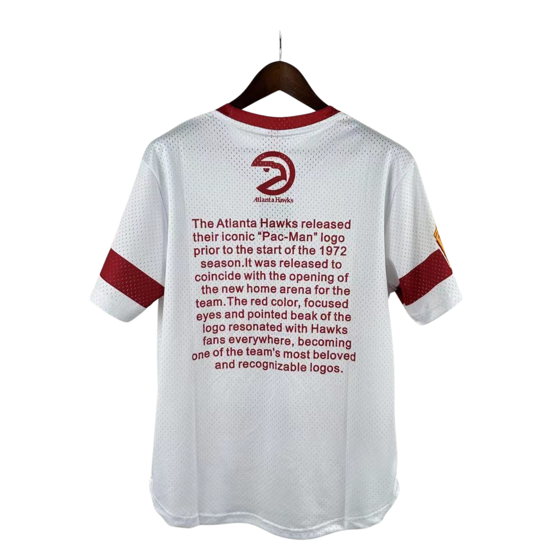 Camisa NBA Atlanta Hawks Mitchell & Ness Hardwood Classics Vintage