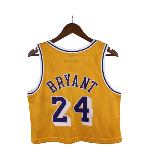 Regata Cropped Lakers Mitchell & Ness Hardwood Classics (imagem 2)