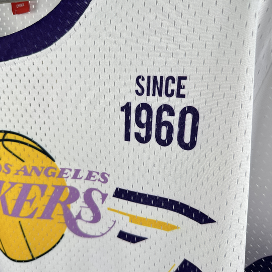 Camisa NBA Los Angeles Lakers Mitchell & Ness Hardwood Classics Vintage
