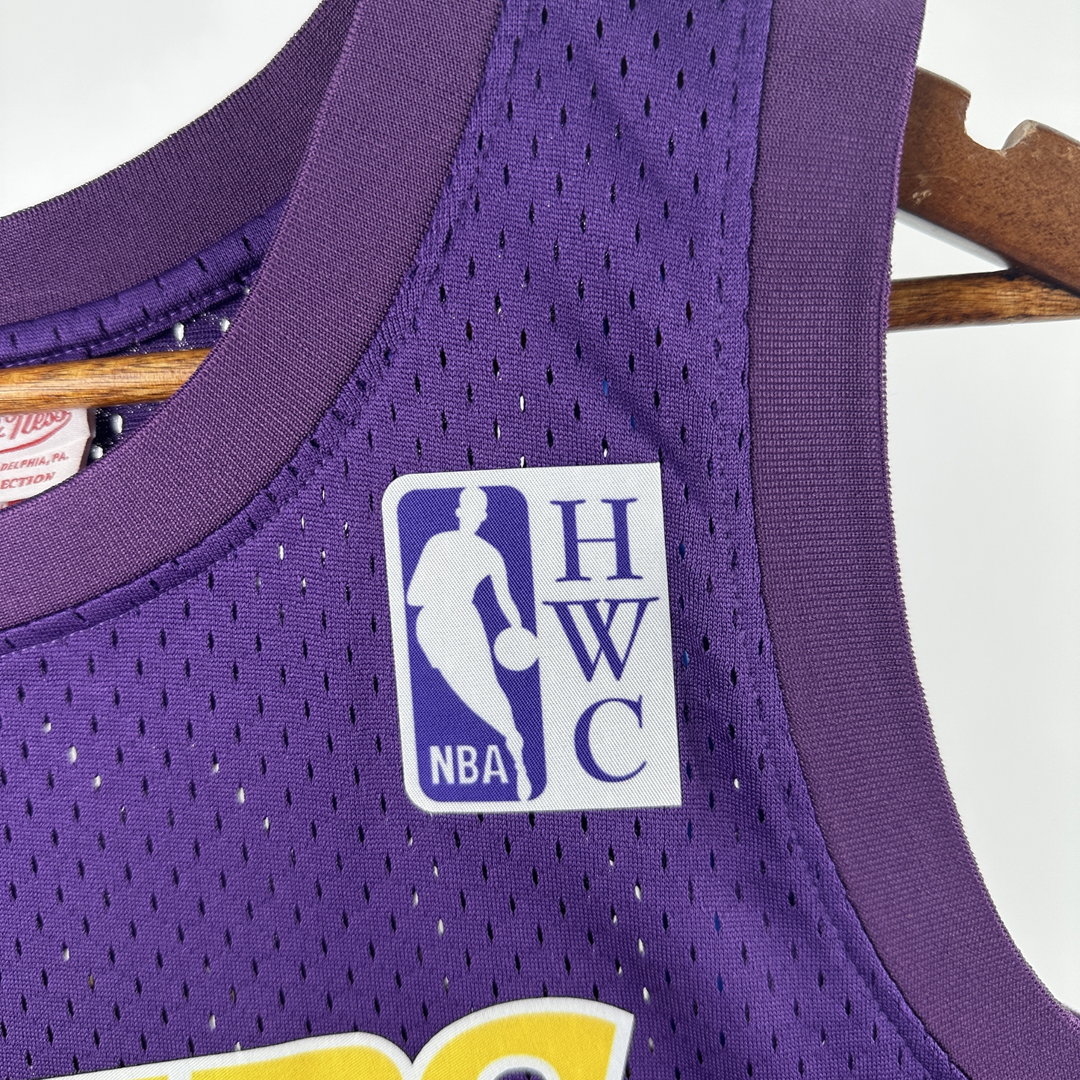 Camisa Regata Los Angeles Lakers Mitchell & Ness Hardwood Classics Edição Limitada