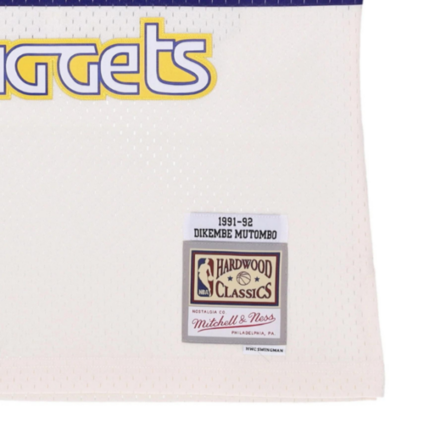 Camisa Regata NBA Denver Nuggets Mitchell & Ness 1991/92