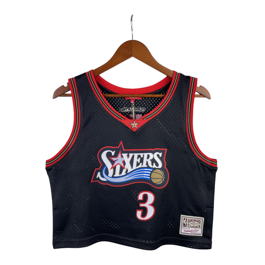 Regata Cropped Philladelphia 76ers Mitchell & Ness Hardwood Classics