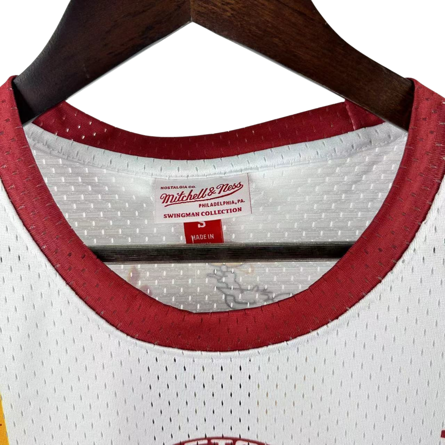 Camisa NBA Houston Rockets Mitchell & Ness Hardwood Classics Vintage