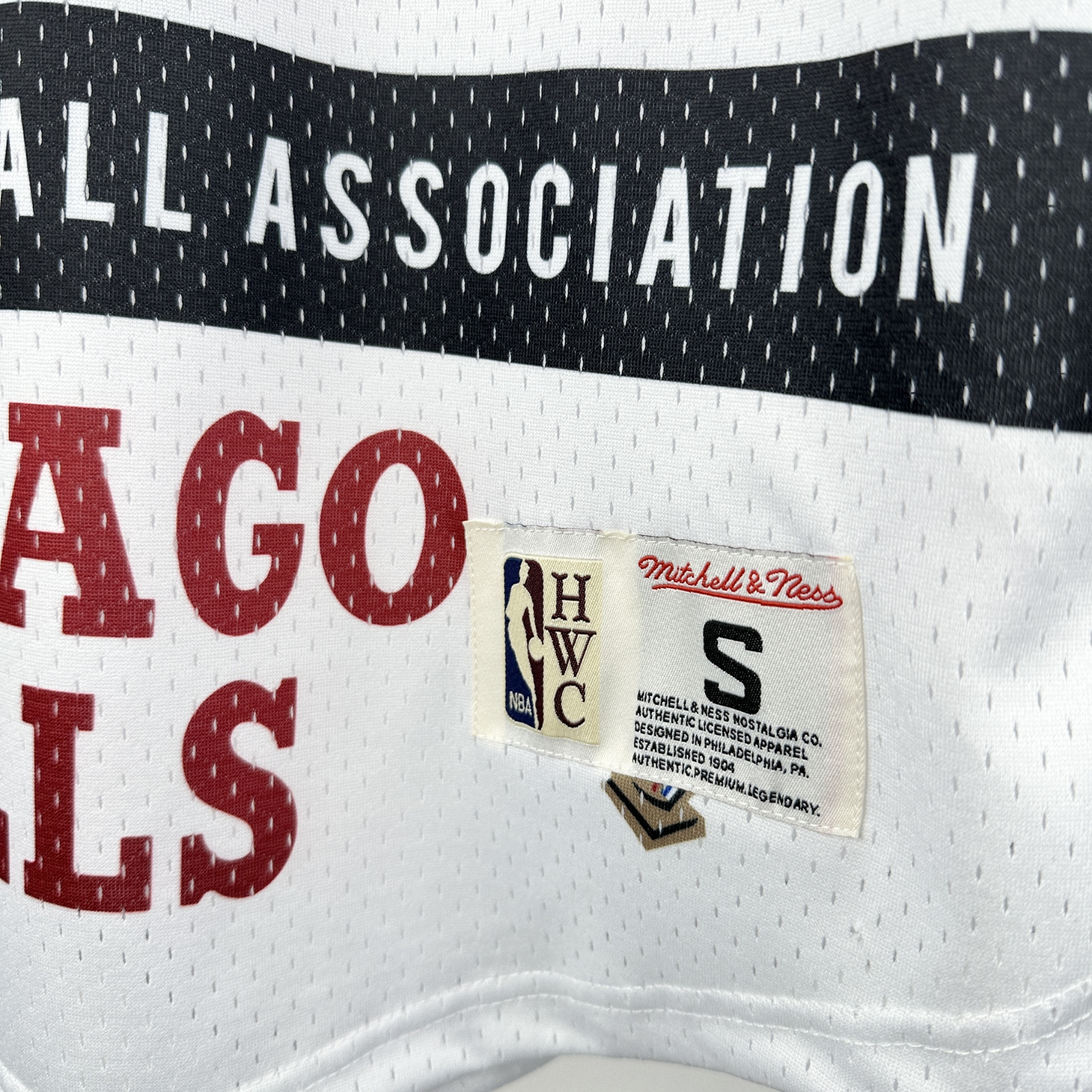 Camisa NBA Chicago Bulls Mitchell & Ness Hardwood Classics Vintage
