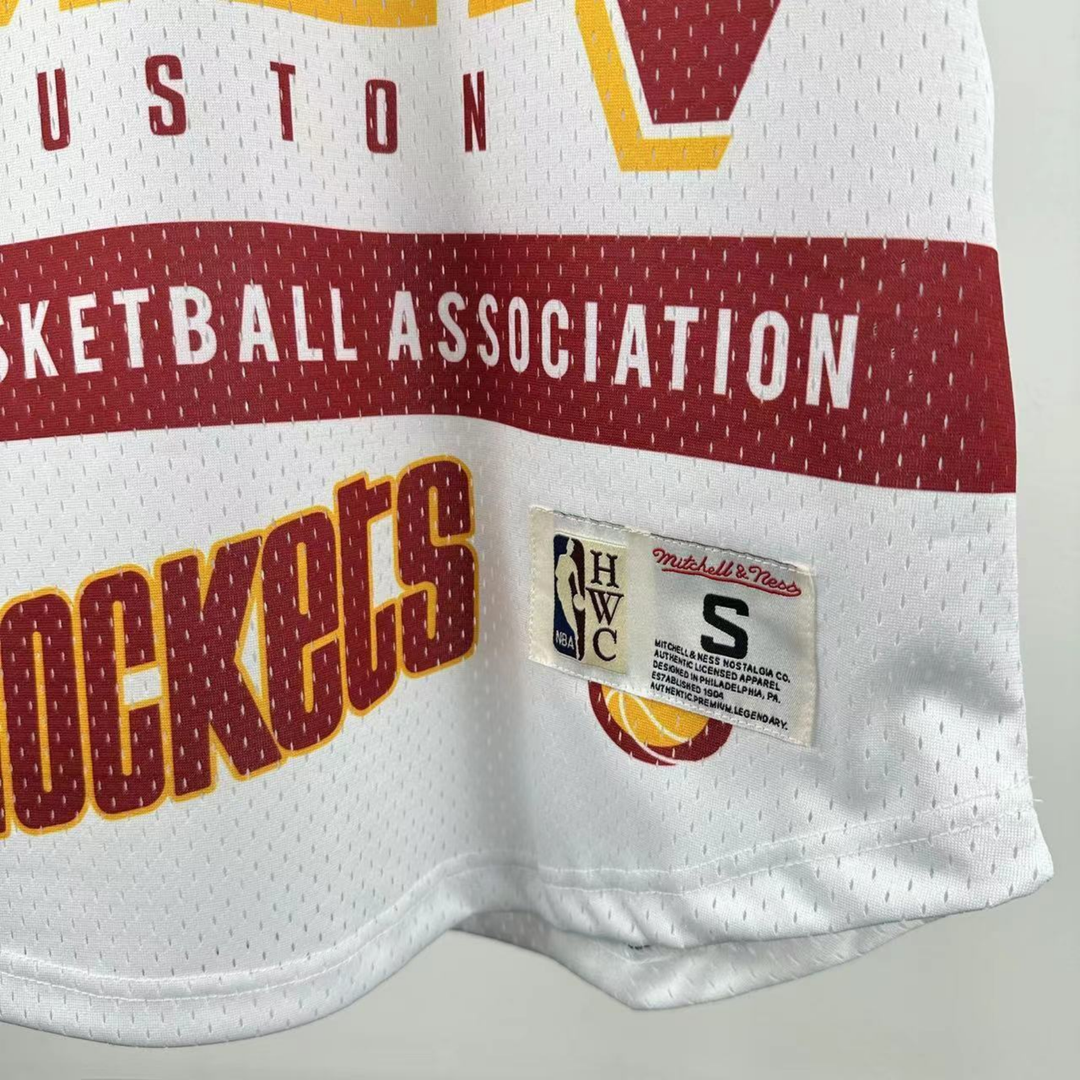Camisa NBA Houston Rockets Mitchell & Ness Hardwood Classics Vintage