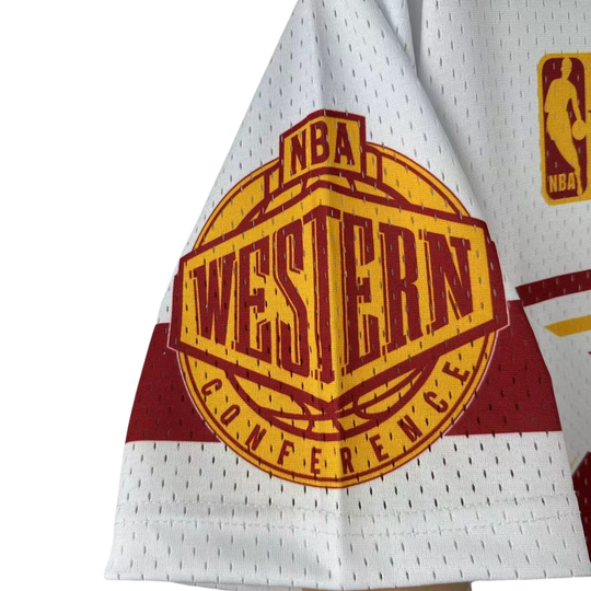 Camisa NBA Houston Rockets Mitchell & Ness Hardwood Classics Vintage