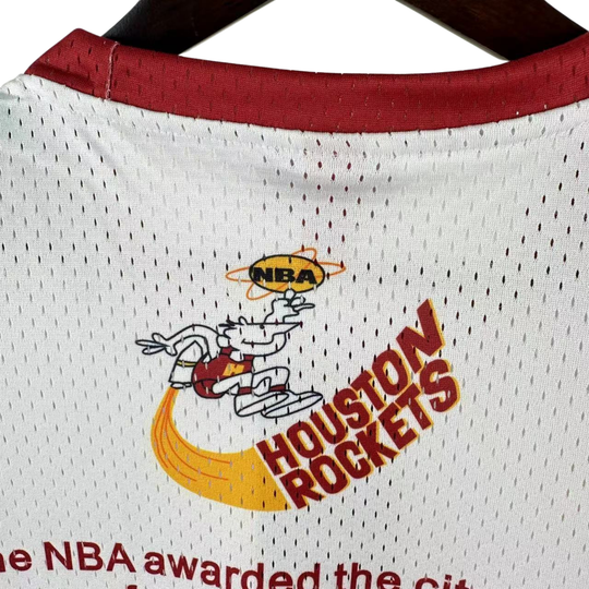 Camisa NBA Houston Rockets Mitchell & Ness Hardwood Classics Vintage