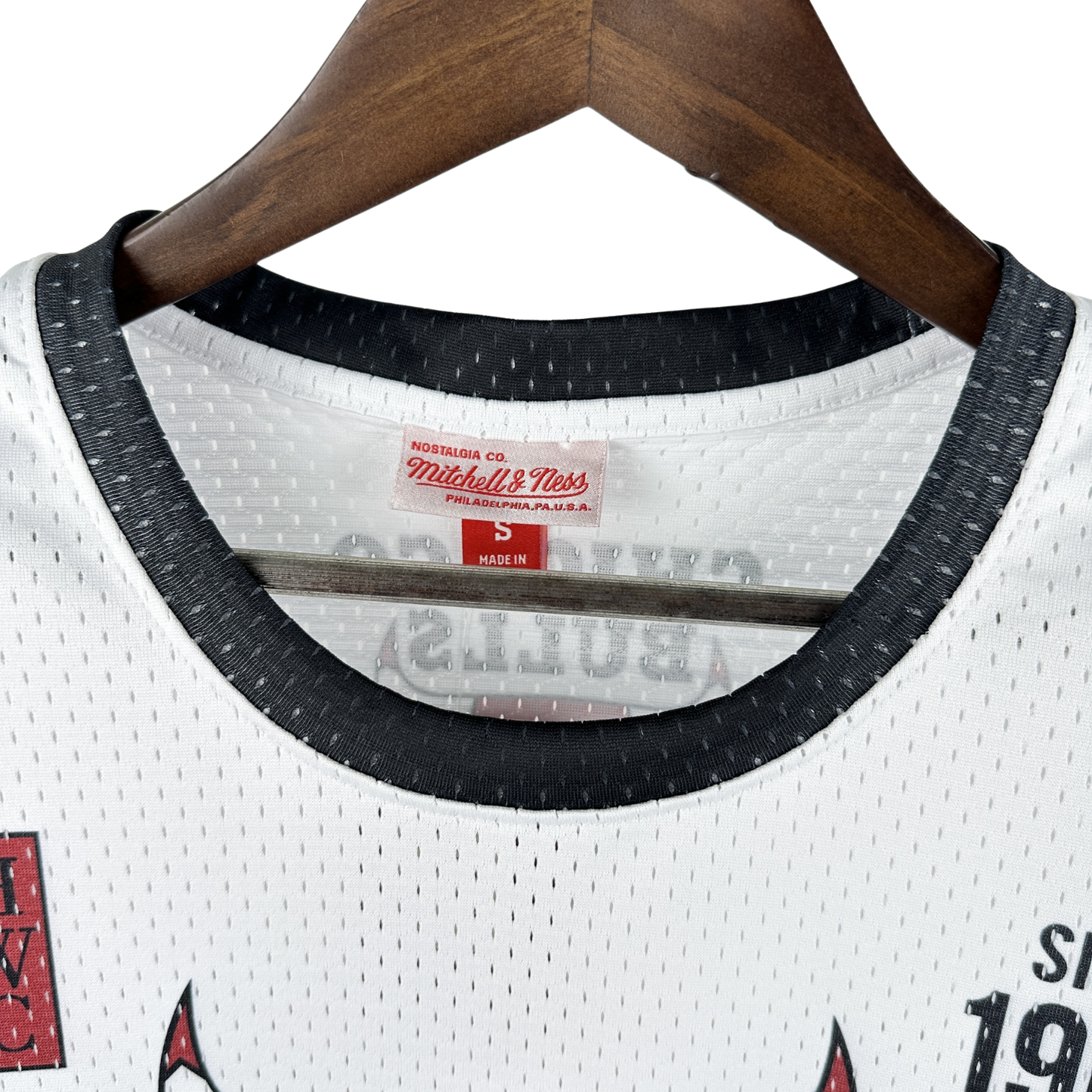 Camisa NBA Chicago Bulls Mitchell & Ness Hardwood Classics Vintage