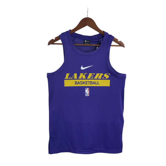Camisa Regata Treino Nike NBA Los Angeles Lakers